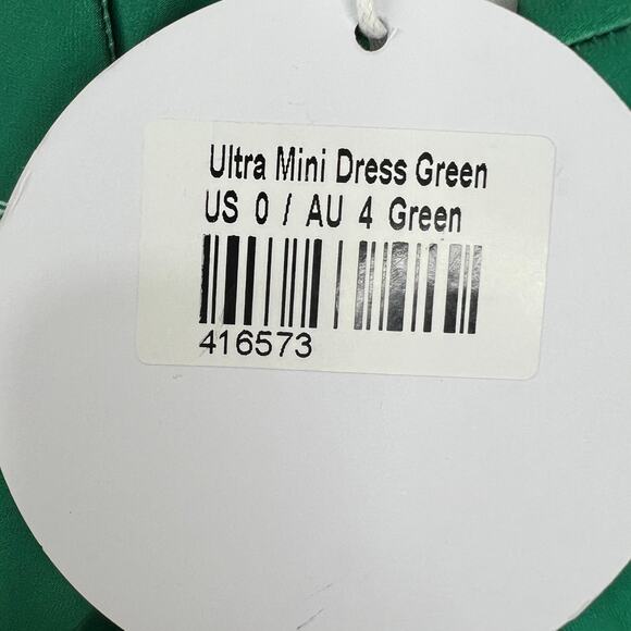 NWT Princess Polly Green White Floral Satin Strappy Ultra Mini Dress NEW 0 - Picture 6 of 7